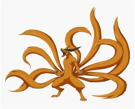 9 - Kurama - Naruto Nine Tails Transparent, HD Png Download - kindpng