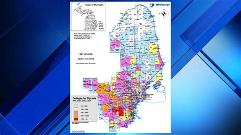 VIEW OUTAGE MAP: DTE power outages by ZIP code