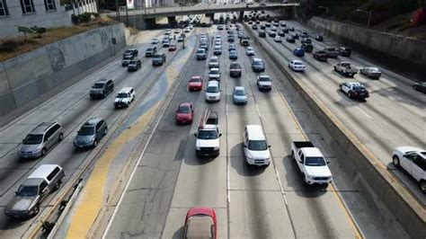 Traffic Jam In Downtown Los Angeles 17, Stock Footage | VideoHive