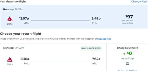 Non-stop from Atlanta to Philadelphia (& vice versa) for only $97 ...