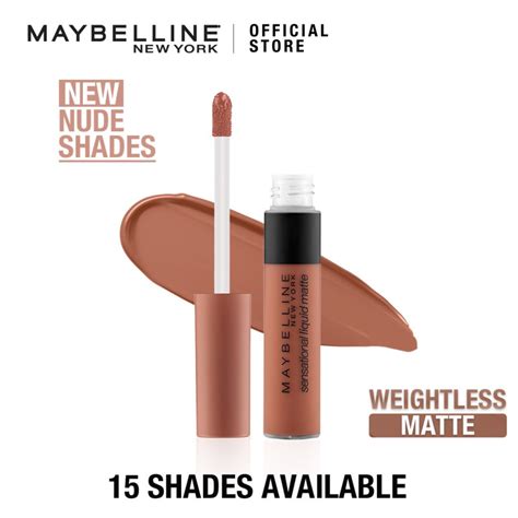 Maybelline Color Sensational Liquid Matte Lipstick | Shopee Malaysia