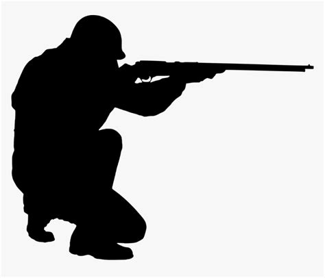 Man Holding Gun Silhouette Png, Transparent Png , Transparent Png Image - PNGitem