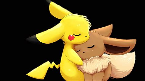 Pin on Pikachu x eevee, pikachu kiss HD wallpaper | Pxfuel