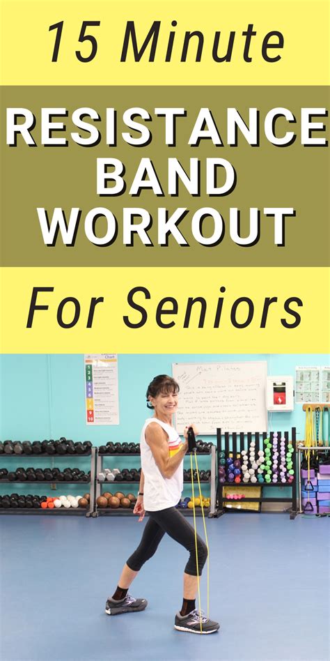 Resistance Band Workout for Seniors - Fitness With Cindy | Band workout, Resistance band workout ...