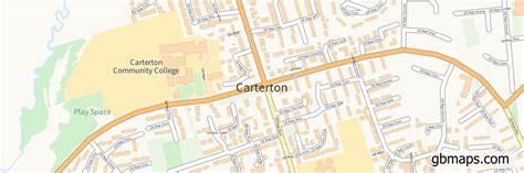 CARTERTON of OXFORDSHIRE_COUNTY Files. Vector Map Creation Vector Street Map