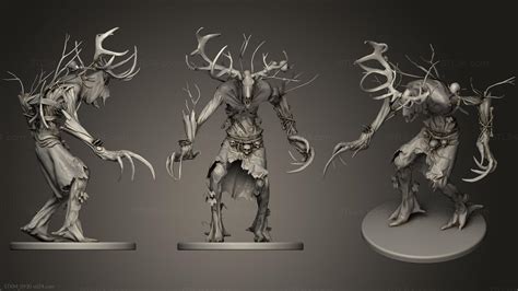 Figurines heroes, monsters and demons - Leshen (Witcher 3), STKM_0930. 3D stl model for CNC