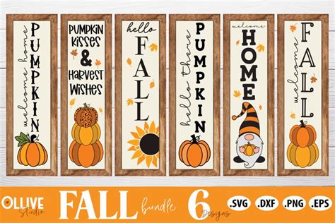 Fall Porch Sign SVG Bundle | Fall SVG (1494245)