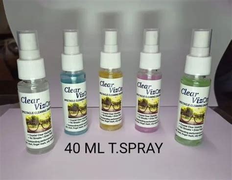 Eyeglass Cleaner Spray, 40 ML at Rs 12/piece in Vasai | ID: 24042808412