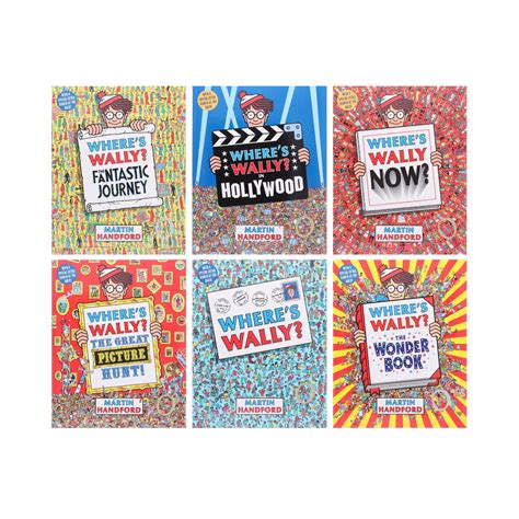 Where's Wally? 6 Books Collection Box Set By Martin Handford- Paperbac — Books4us