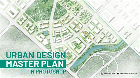 Urban Design Master Plan Rendering | Free building shadow actions - YouTube