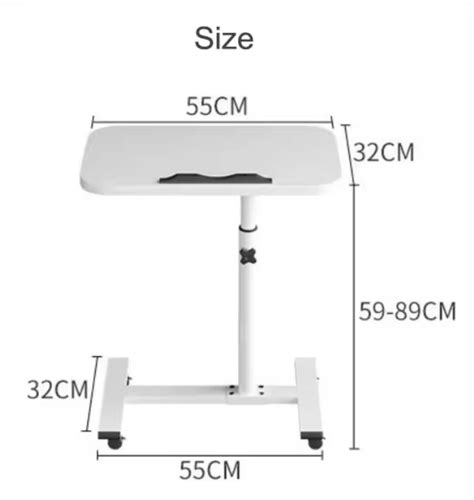 Laptop table adjustable and moveable, Furniture & Home Living ...