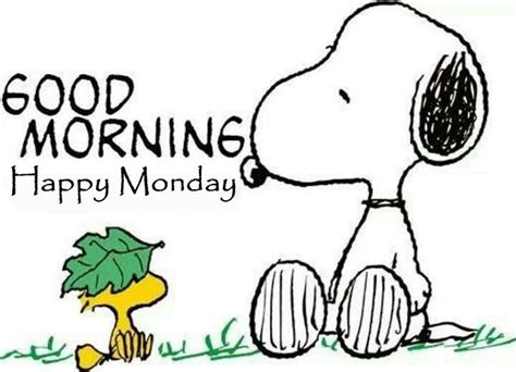 Snoopy Good Morning Happy Monday Pictures, Photos, and Images for Facebook, Tumblr, Pinterest ...