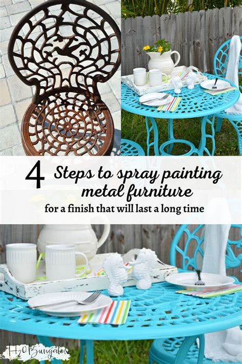 How To Spray Paint Metal Outdoor Furniture To Last A Long Time ...