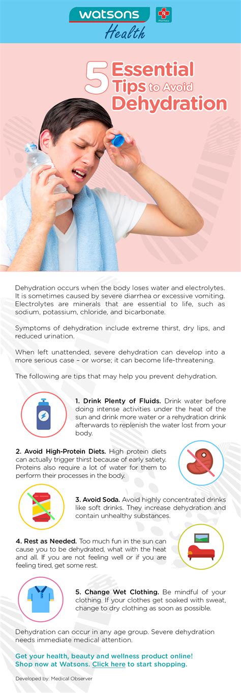 Dehydration has a lot of serious consequences. Keep in mind the following tips that may help you ...