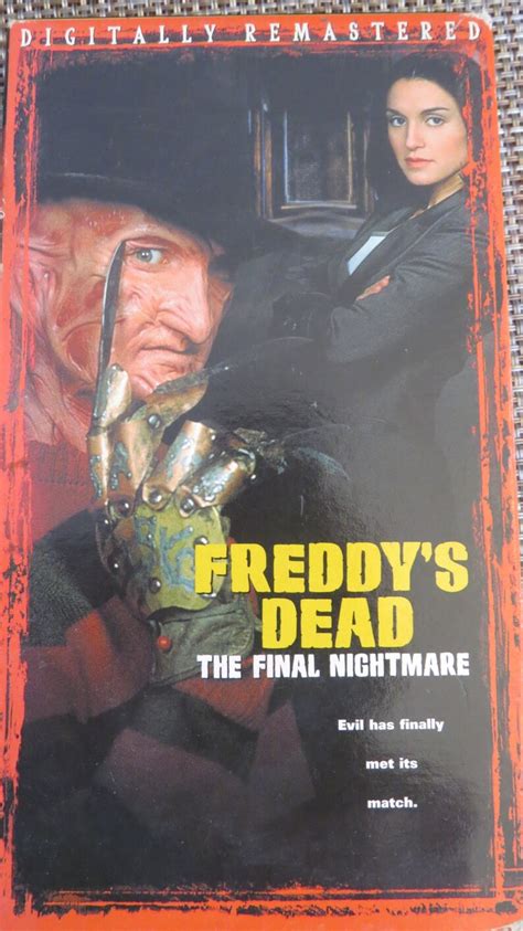 Freddy's Dead VHS Movie The Final Nightmare Horror Movie | Etsy