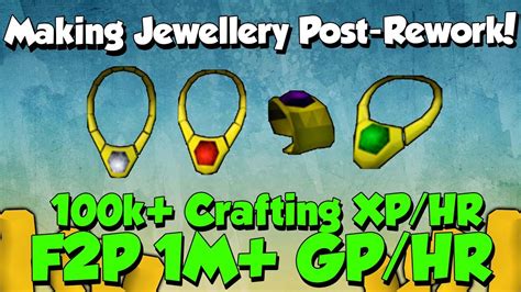 How To Make Gold Jewelry Runescape