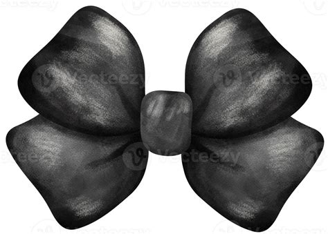 Black Coquette bow watercolor 37073198 PNG