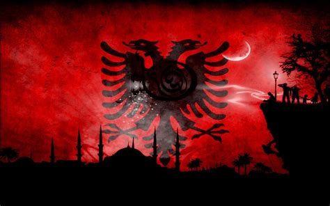 Albania Flag Wallpapers - Wallpaper Cave