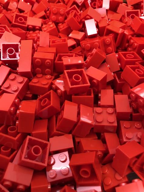 Red Lego Bricks | Red color meaning, Lego wallpaper, Red aesthetic