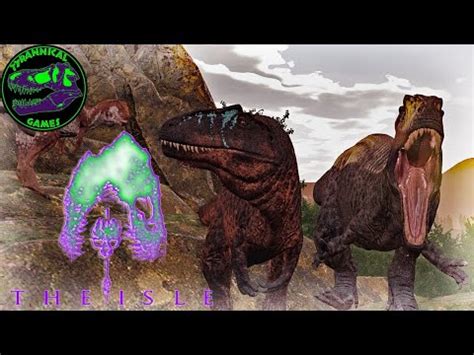 The Isle - Giganotosaurus Sub Adult Grows - The Bio Isle Gameplay - YouTube