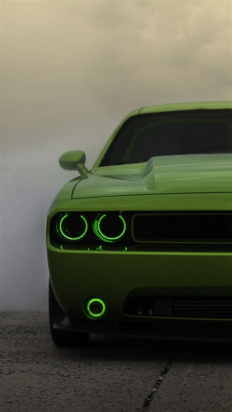 1440x2560 Green Dodge Challenger Samsung Galaxy S6,S7 ,Google Pixel XL ,Nexus 6,6P ,LG G5 ,HD 4k ...