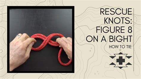 How To Tie The Figure 8 On A Bight Knot - YouTube