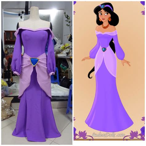 Princess Jasmine Purple Costume