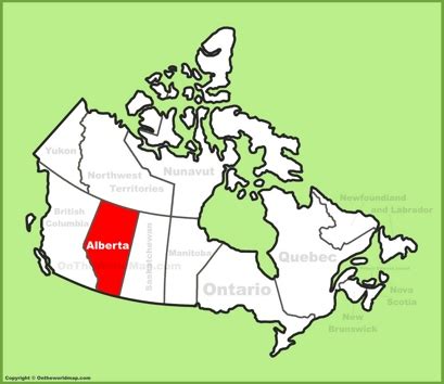 Alberta Map | Canada | Detailed Maps of Alberta