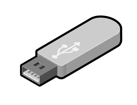 Clipart - USB Thumb Drive 2