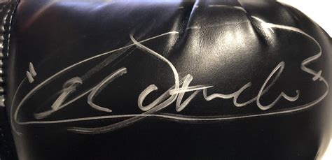 Canelo Alvarez Autographed Signed silver Everlast Black Boxing Glove ...