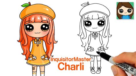 How to Draw Charli InquisitorMaster | Famous YouTuber - YouTube