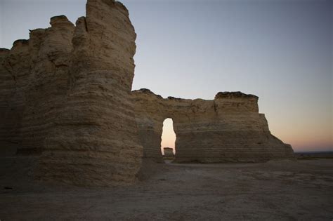 Dawn at Monument Rocks, Kansas - For the Love of Wanderlust