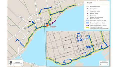 Map of proposed HOV lanes for Toronto's Pan Am Games - The Globe and Mail