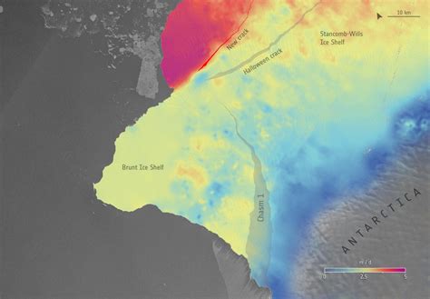 Is the Brunt Ice Shelf in Antarctica on the Brink?