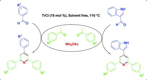 Trityl chloride promoted the synthesis of 3-(2,6-diarylpyridin-4-yl)-1H-indoles and 2,4,6 ...