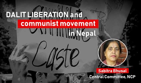 Dalit liberation and communist movement in Nepal : Peoples Dispatch