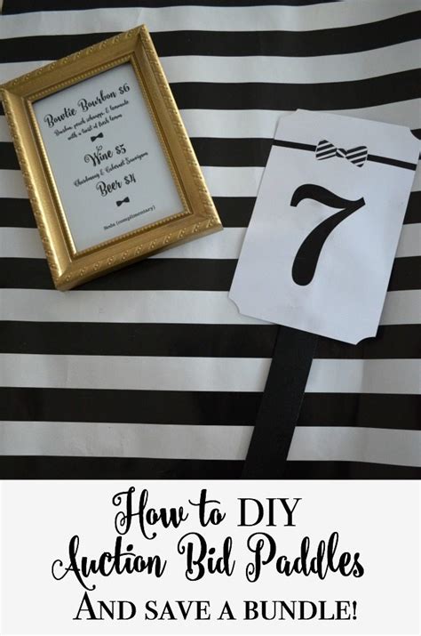 Silhouette Tutorial: How to DIY Auction Bid Paddles | 11 Magnolia Lane