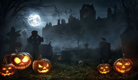 58+ Graveyard Wallpapers on WallpaperPlay | Halloween artwork, Spooky ...