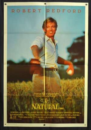 All About Movies - The Natural movie poster One Sheet Robert Redford Baseball