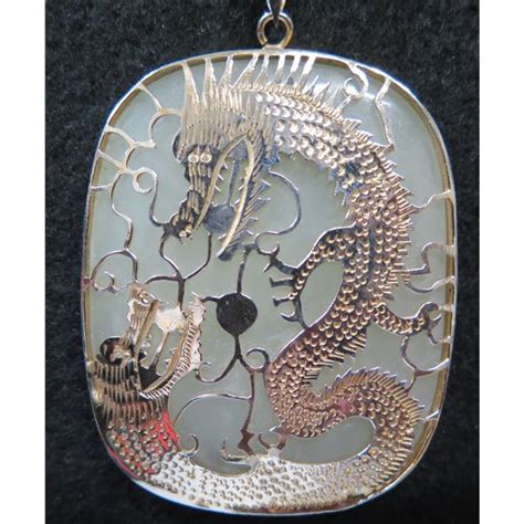 Metal Dragon Pendant 2.5"L - Oahu Auctions