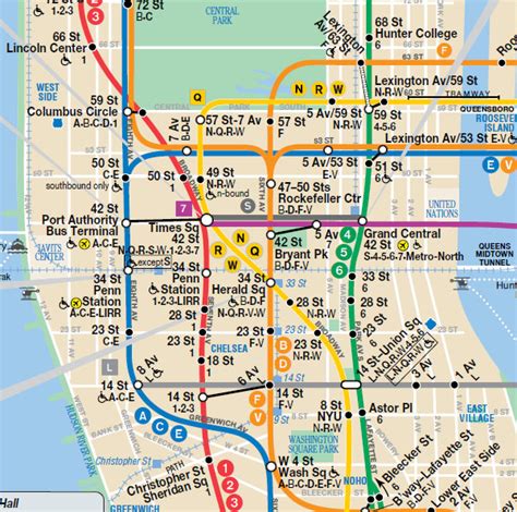 City of New York : New York Map | MTA Subway Map