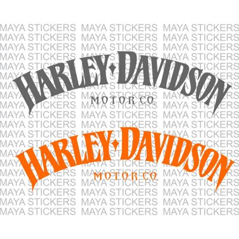 Harley Davidson Motor Co. logo stickers