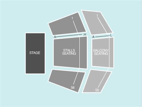 Seated Seating Plan - York Barbican