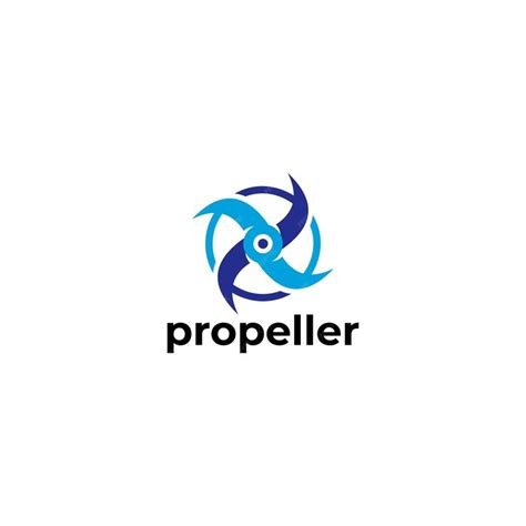 Premium Vector | Propeller logo icon vector isolated