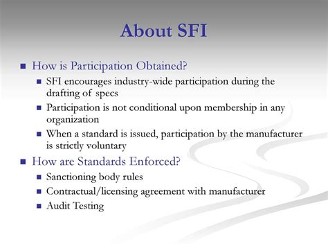 SFI Standards for Driver and Crew Fire Protective Clothing - ppt download