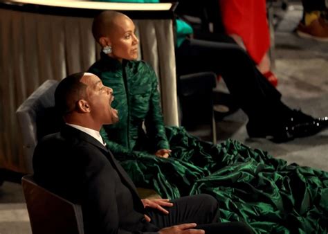 Will Smith slaps Chris Rock at Oscars Following joke made about Jada