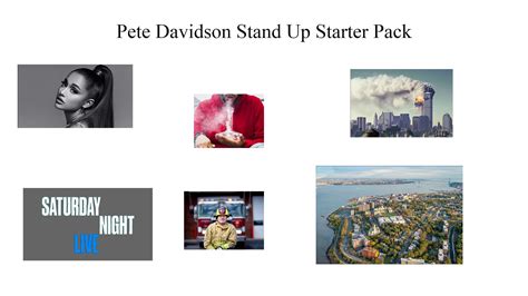 Pete Davidson Comedy Starter Pack : r/starterpacks