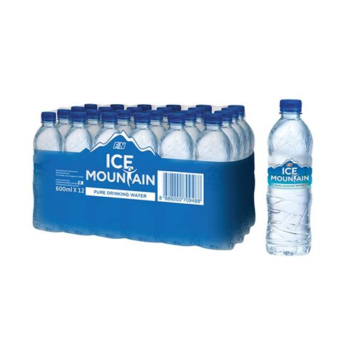 ICE MOUNTAIN Drinking Water 600ML x 24 | F&N Life