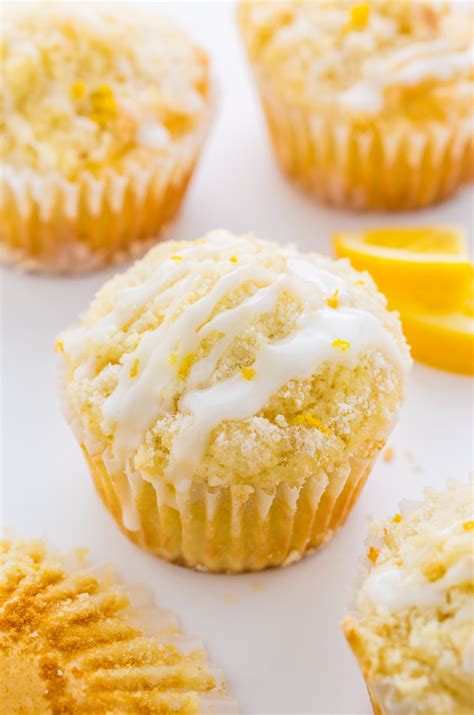 Lemon Crumb Muffins - Baker by Nature