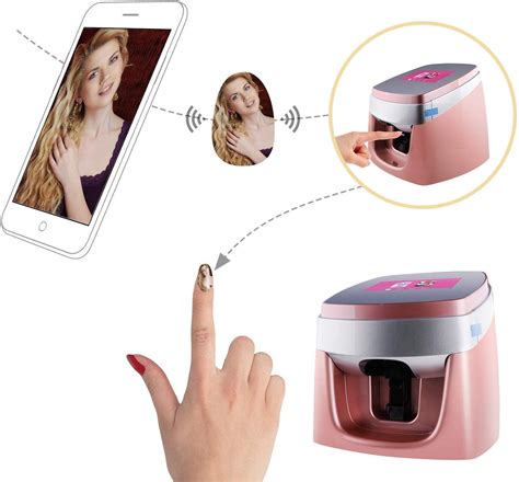 Amazon.com: TUOSHI NP10 New Portable Nail Printer Support WiFi/DIY/USB 3D Digital Nail Art Machi ...